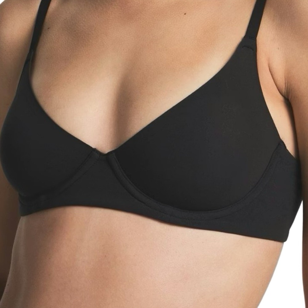 Skims Fits Everybody Unlined Demi Bra - NWT - Onyx - 36h